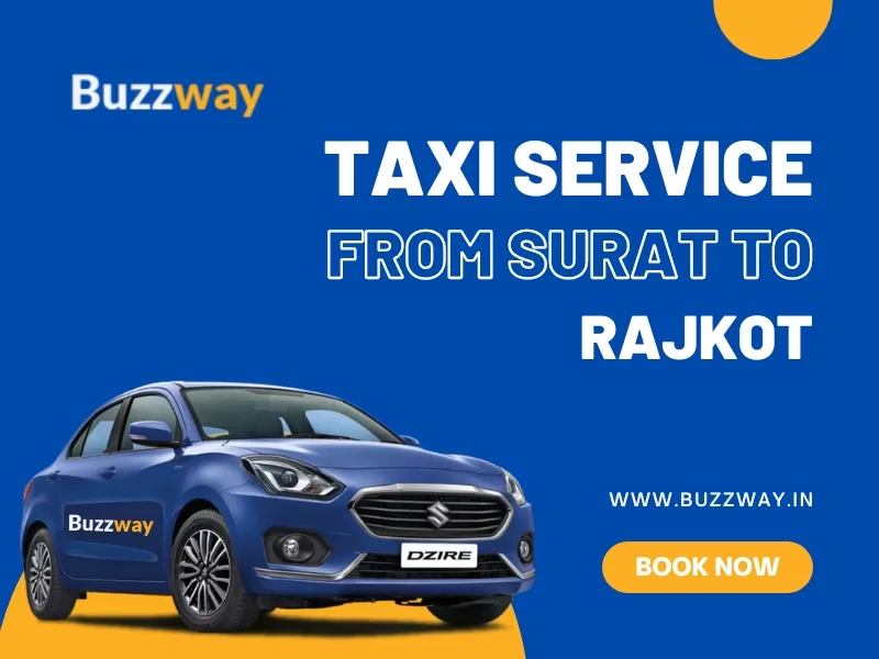 one-way cab hire services from Surat to Rajkot