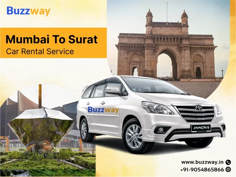 Best Mumbai to Surat Car rental Services