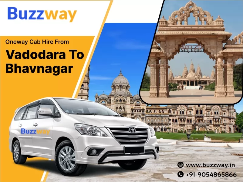 Best One-way Taxi Service from Vadodara to Bhavnagar