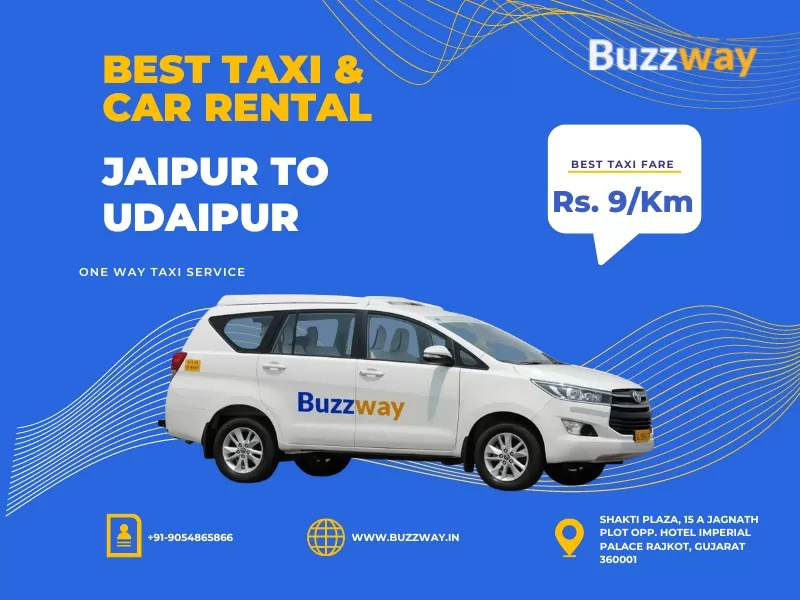 Jaipur to Udaipur Taxi and Cab Service