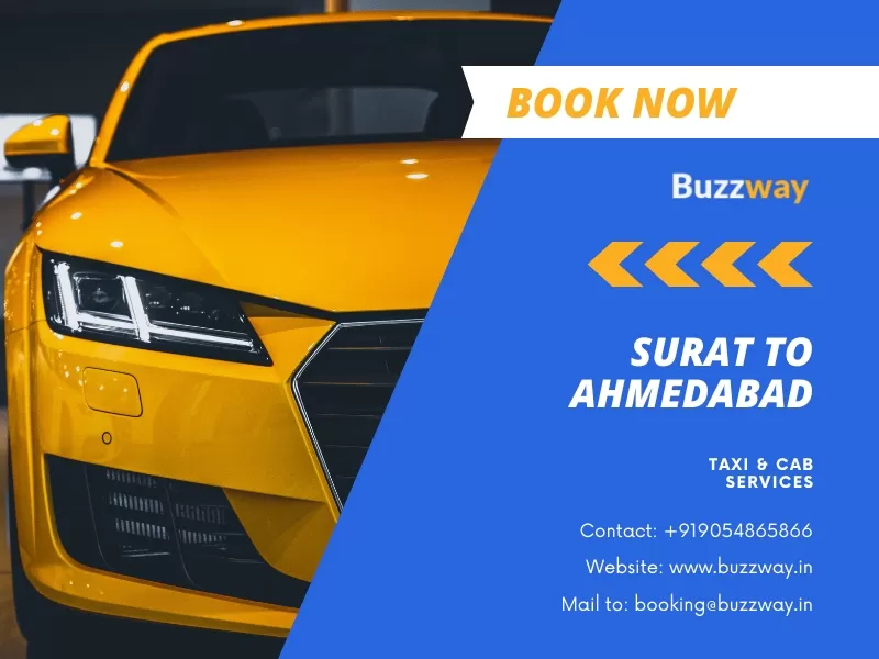 Surat to Ahmedabad Taxi and Cab Service
