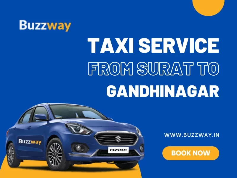 Surat To Gandhinagar Taxi