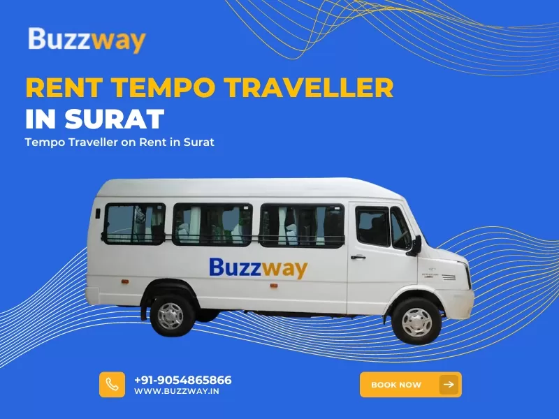 Tempo Traveller on rent in Surat