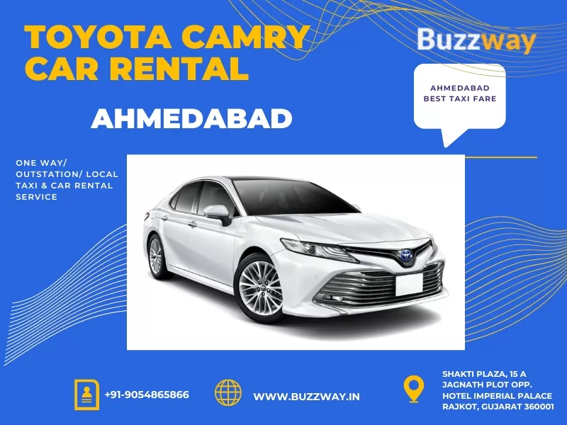 Toyota camry hire in Ahmedabad, Book Toyota camry on rent in Ahmedabad